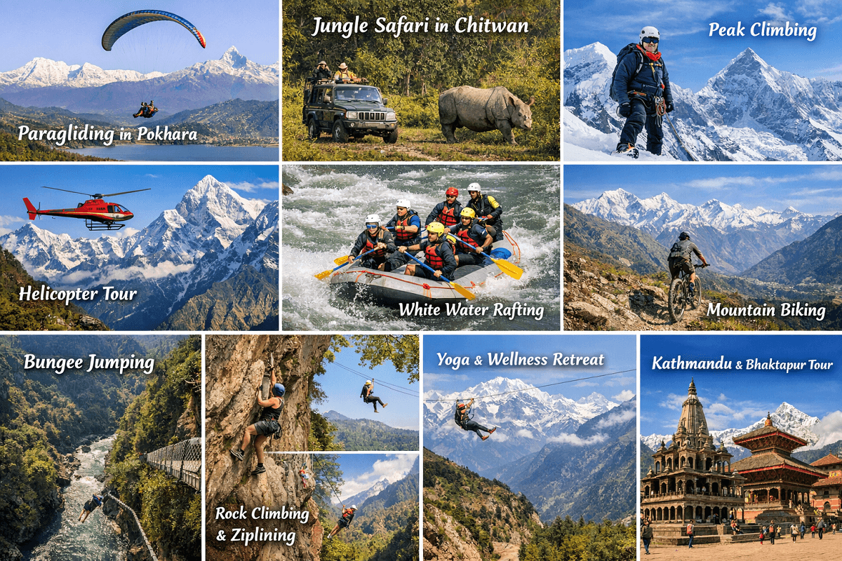 best adventure activities in nepal
